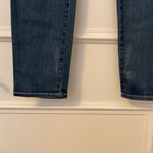 Women's Blue Distressed Jeans - Picture 9 of 16